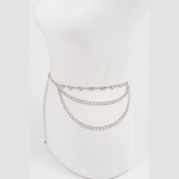 Stone Chain Layered Belt - Picture 2 of 4